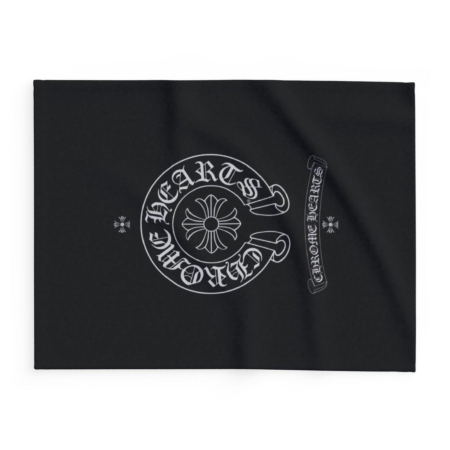 Fleece Blanket Chrome Hearts Throw Blanket