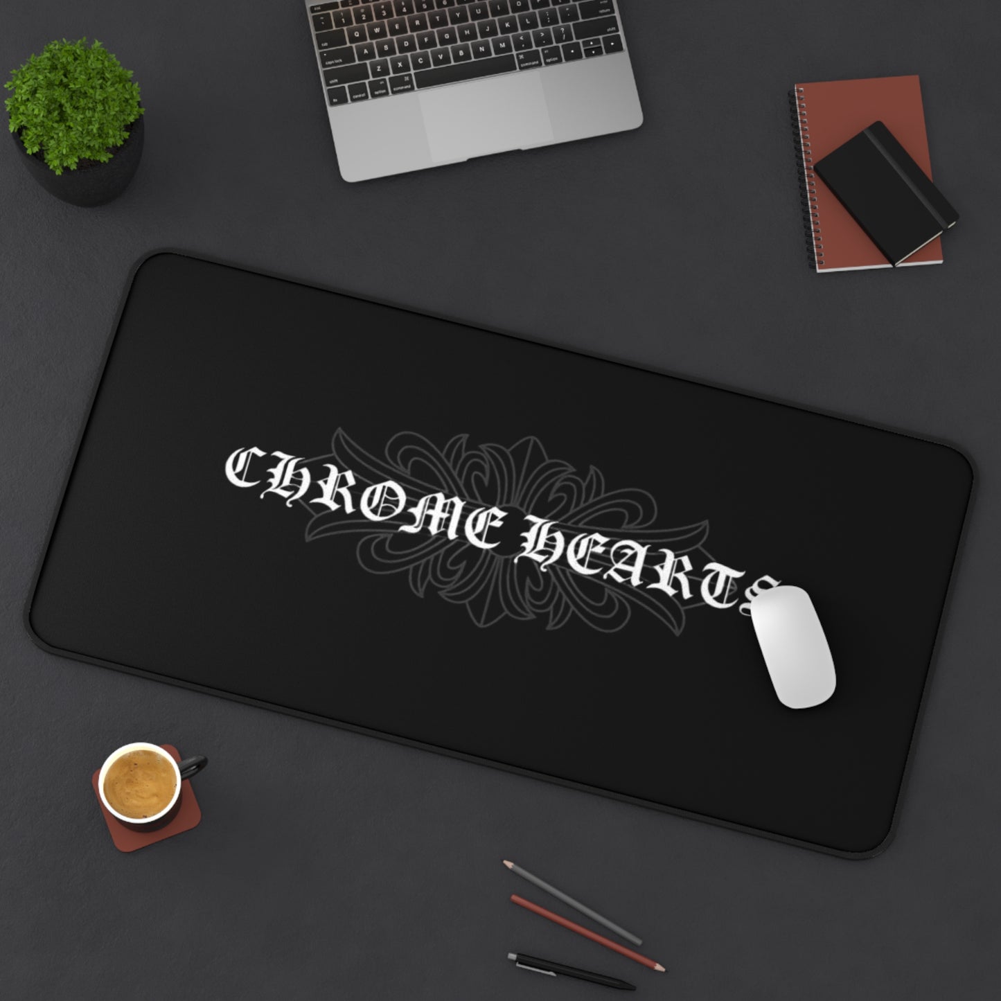 Desk Mat - Chrome Hearts