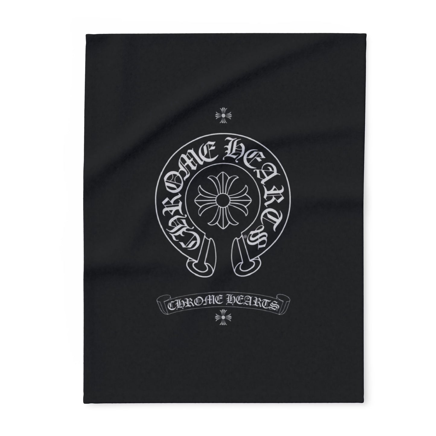 Fleece Blanket Chrome Hearts Throw Blanket