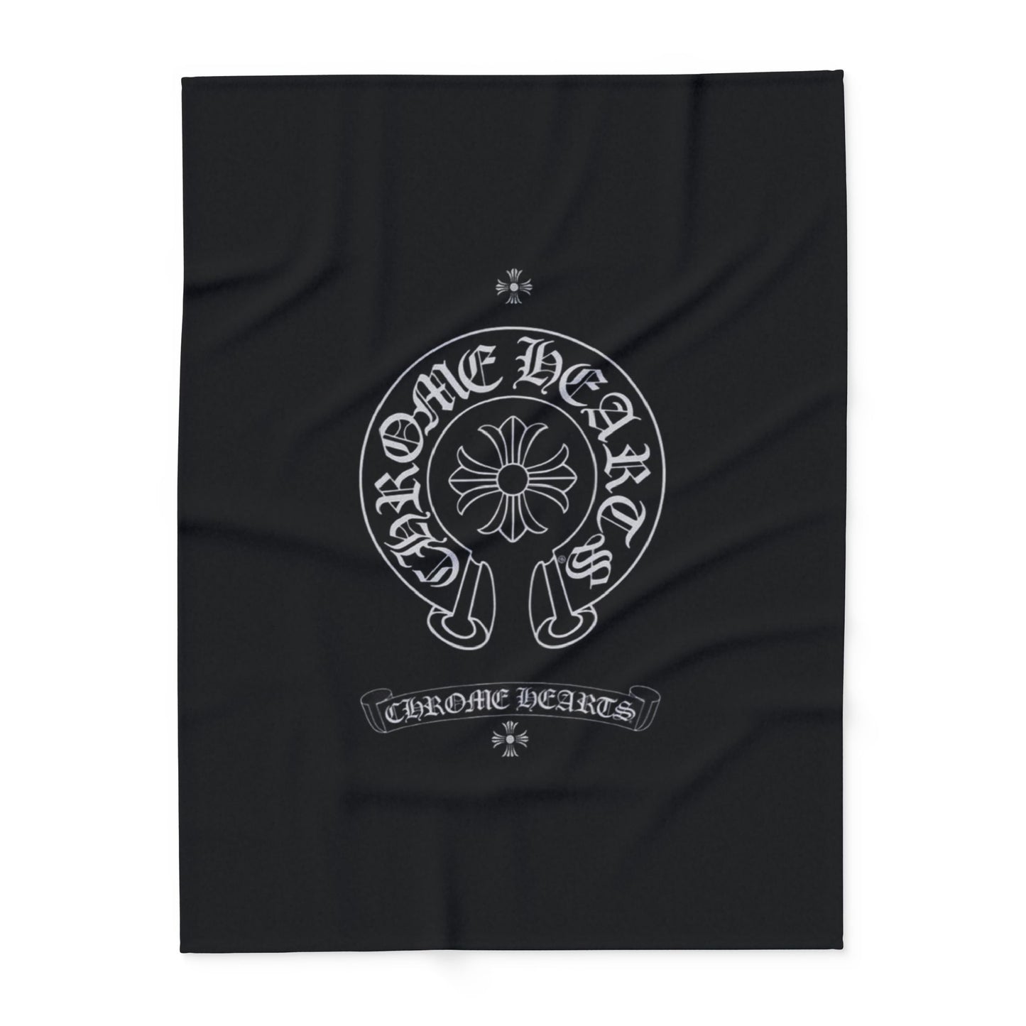 Fleece Blanket Chrome Hearts Throw Blanket