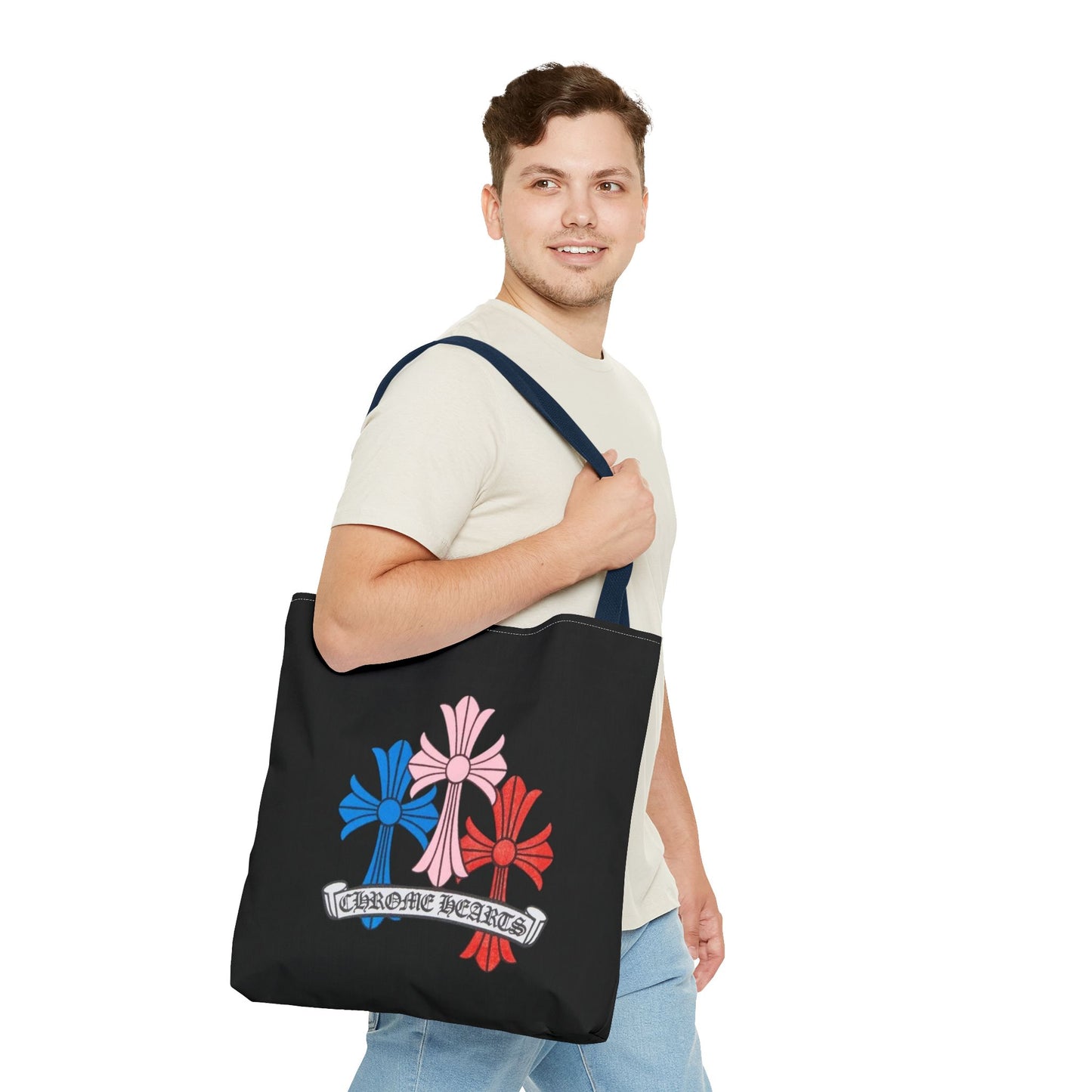 Stylish Chrome Hearts Floral Tote Bag for Everyday Use