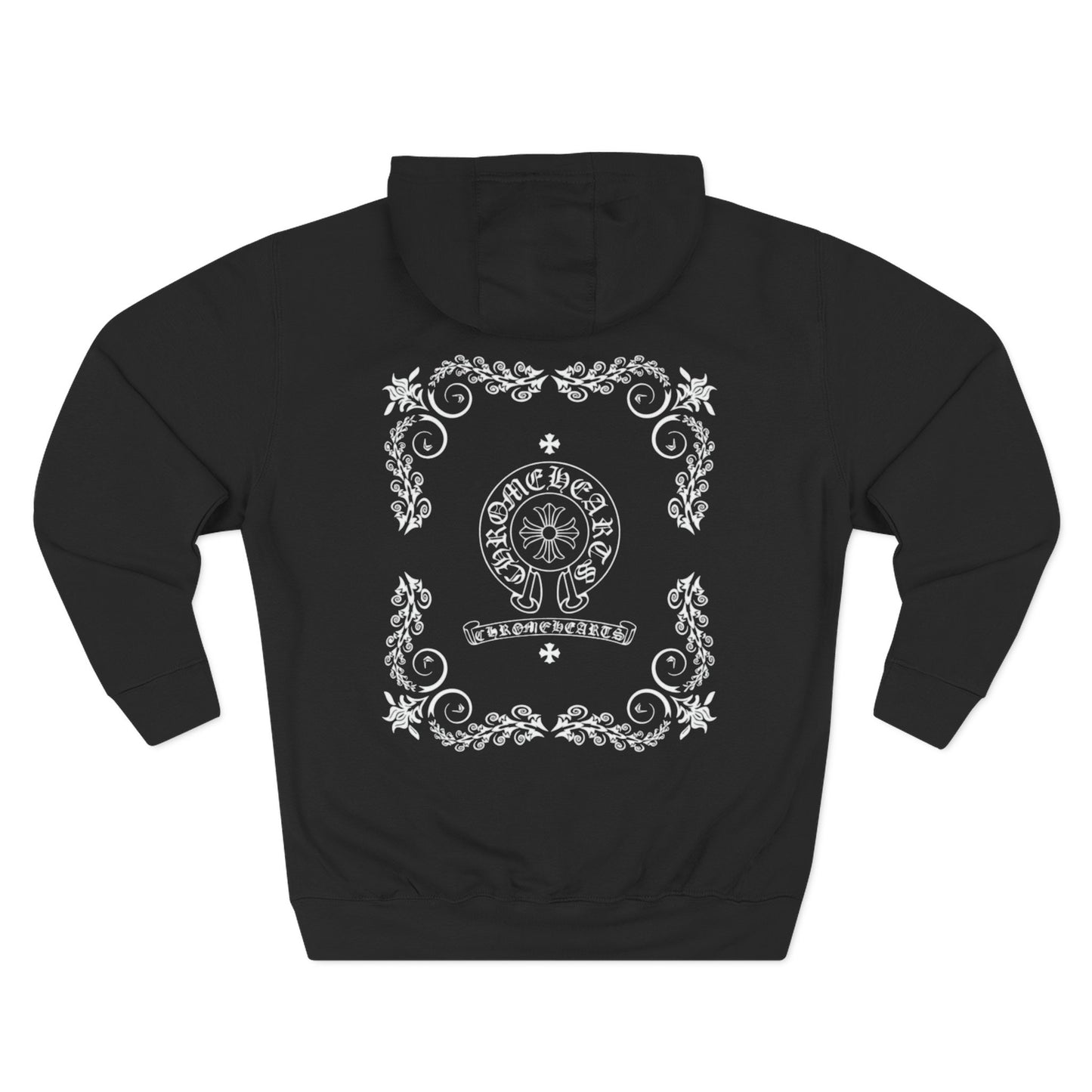 Fleece Hoodie - Chrome Hearts Design