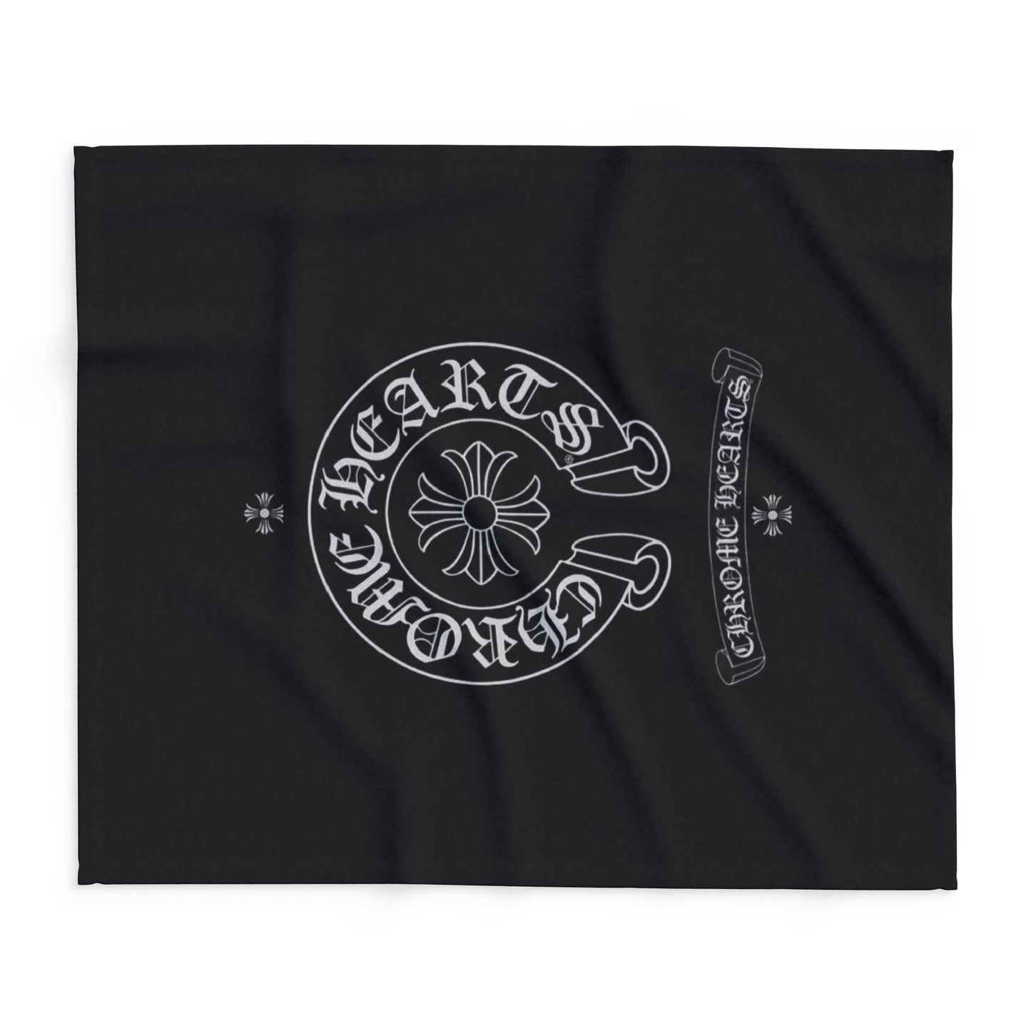 Fleece Blanket Chrome Hearts Throw Blanket