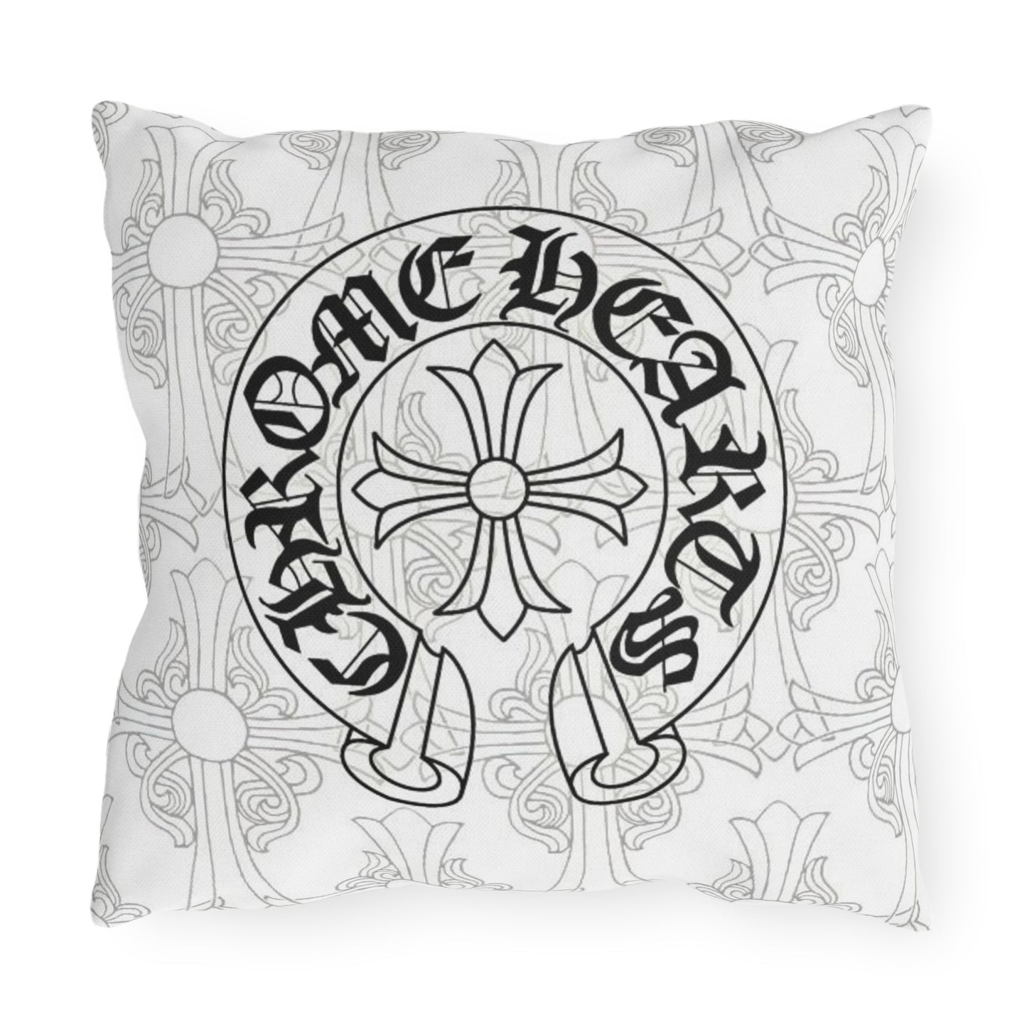 Outdoor Pillows Custom Chrome Hearts Pillow