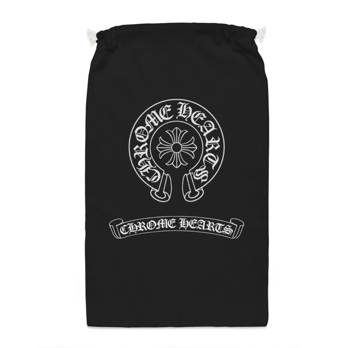 Chrome Hearts Drawstring Sack – Stylish Black Bag for Everyday Use