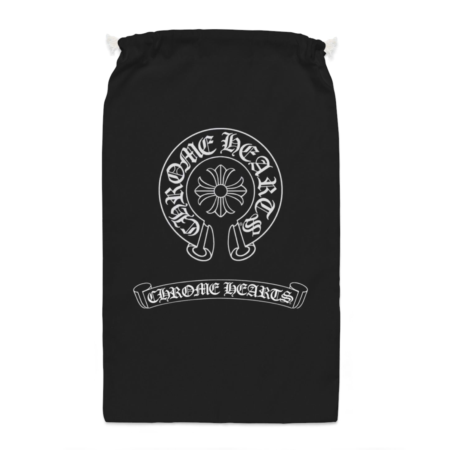 Chrome Hearts Drawstring Sack – Stylish Black Bag for Everyday Use