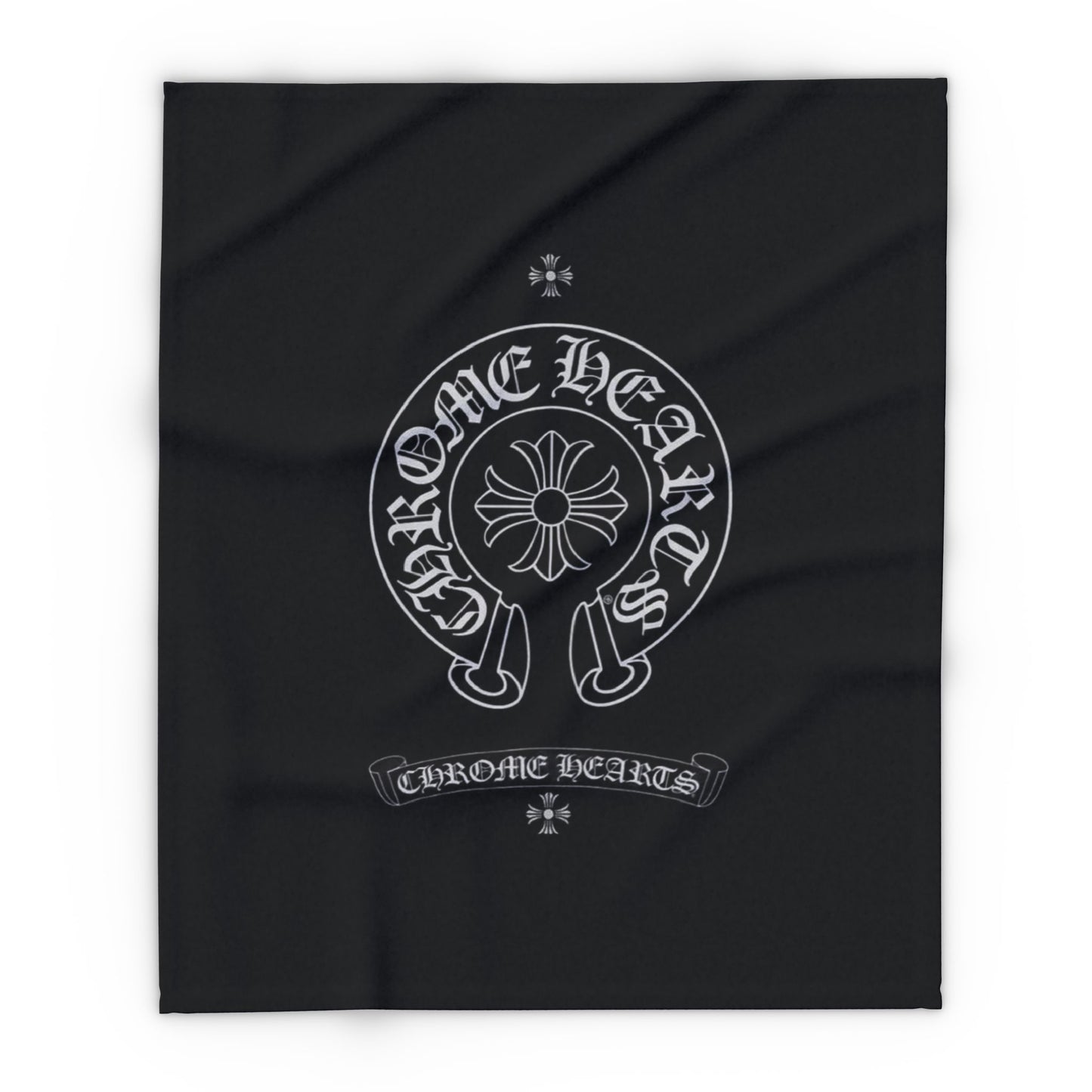 Fleece Blanket Chrome Hearts Throw Blanket