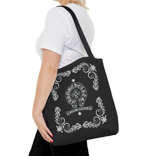 Gothic Floral Tote Bag with Sun Design | Perfect for Everyday Use & Occasions