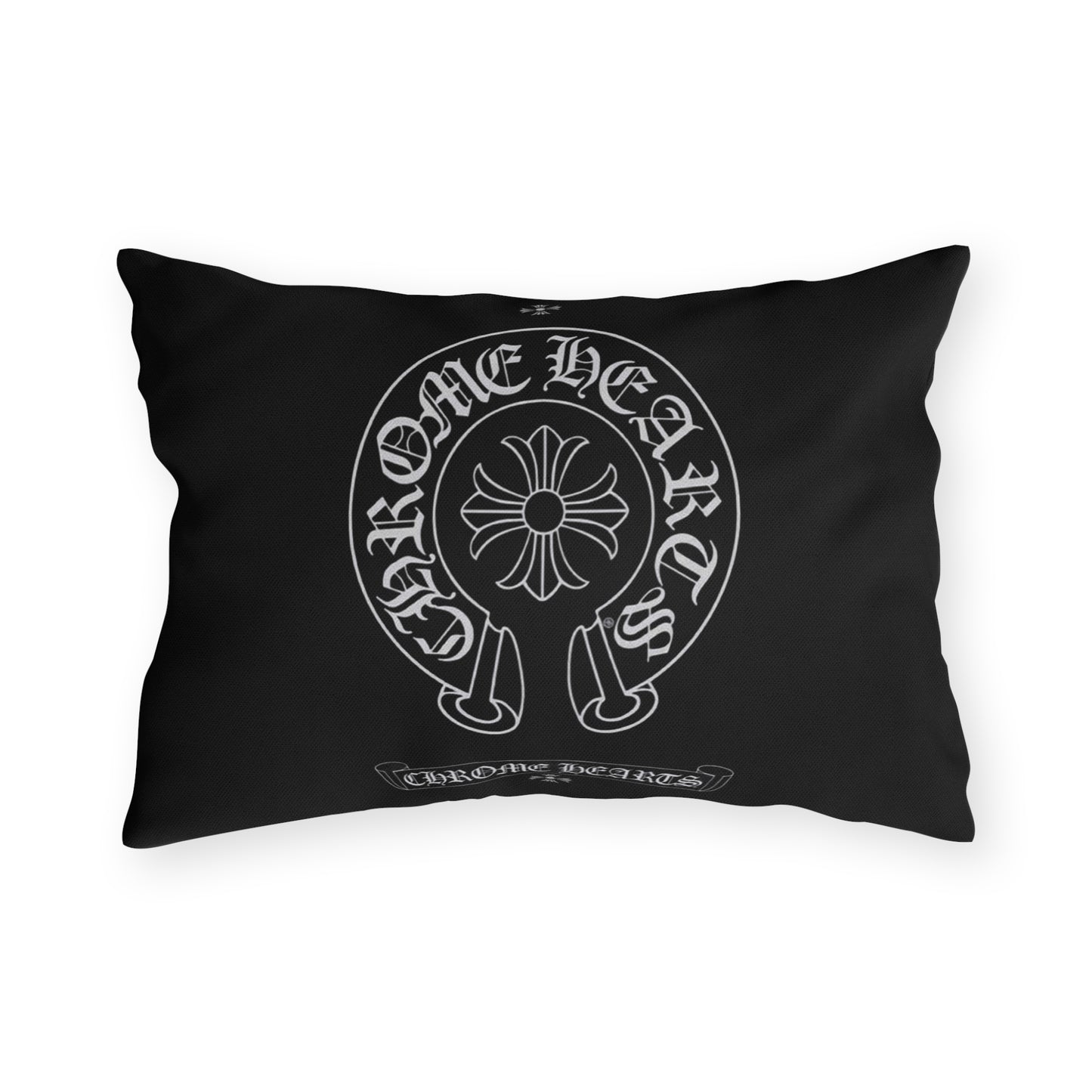 Outdoor Pillows - Double Sided Chrome Hearts Indoor/Outdoor Pillow