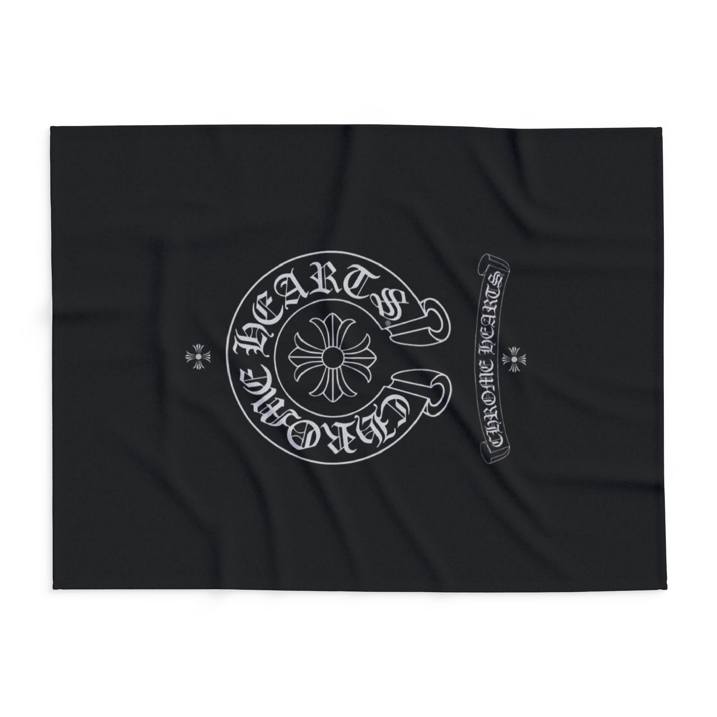 Fleece Blanket Chrome Hearts Throw Blanket